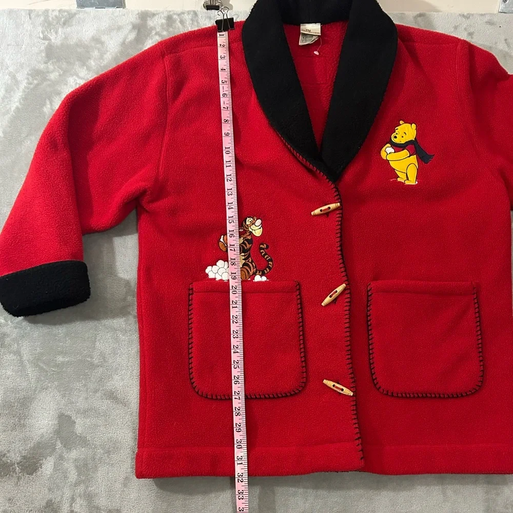 Vintage Disney Pooh & tiger fleece toggle button jacket - Picture 7 of 12